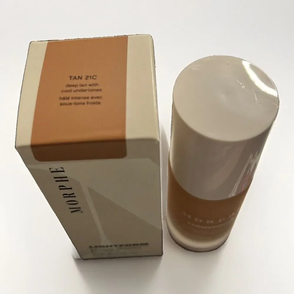 NIB Morphe Lightform Extended Hydration Foundation • Tan 21C • 1 Fl Oz